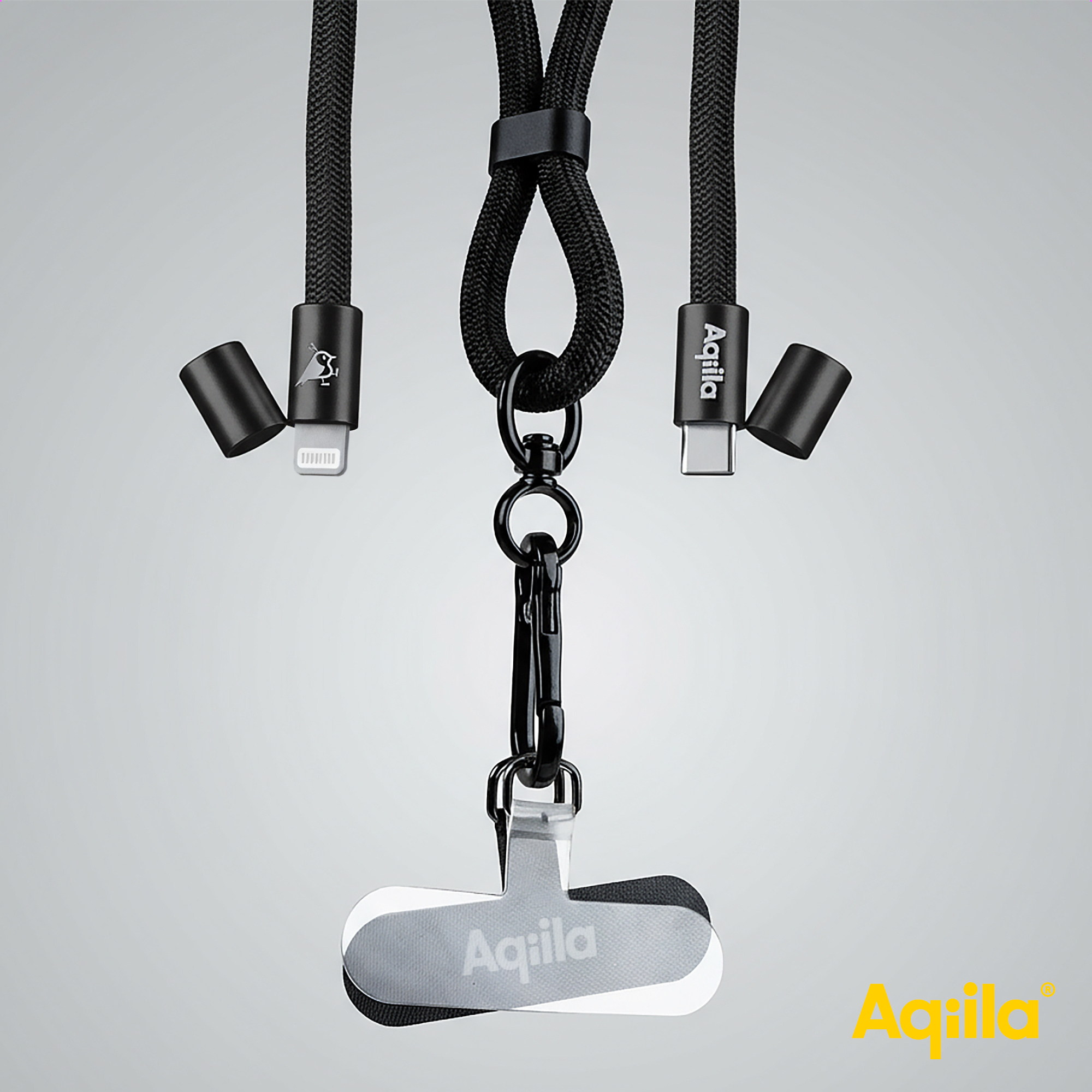 aqiila-chargebird-lanyard-ladekabel-lightning-schwarz-30w image 5