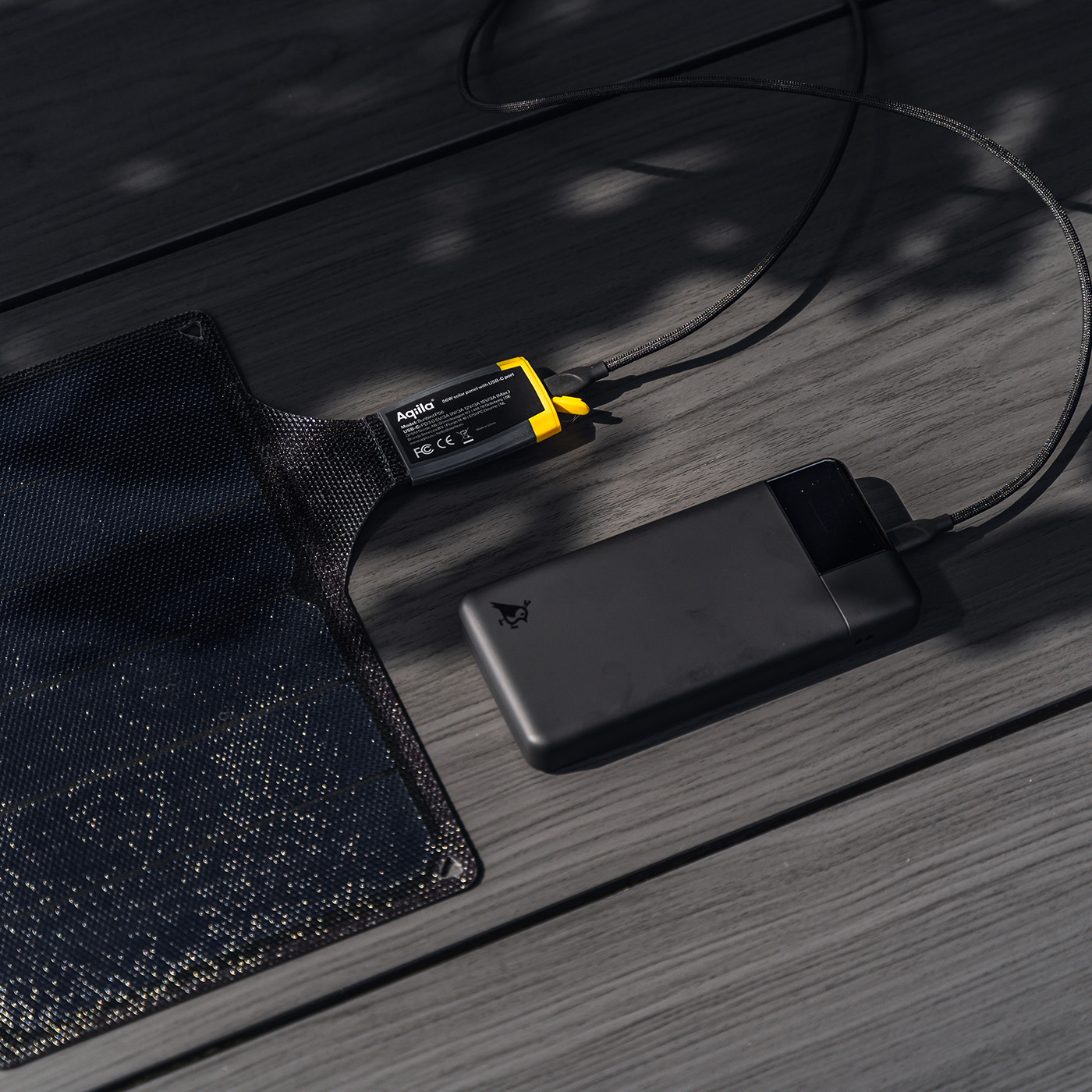 aqiila-sunbird-p40-solarpanel-faltbar-40w-usb-c-ip67-leicht image 4