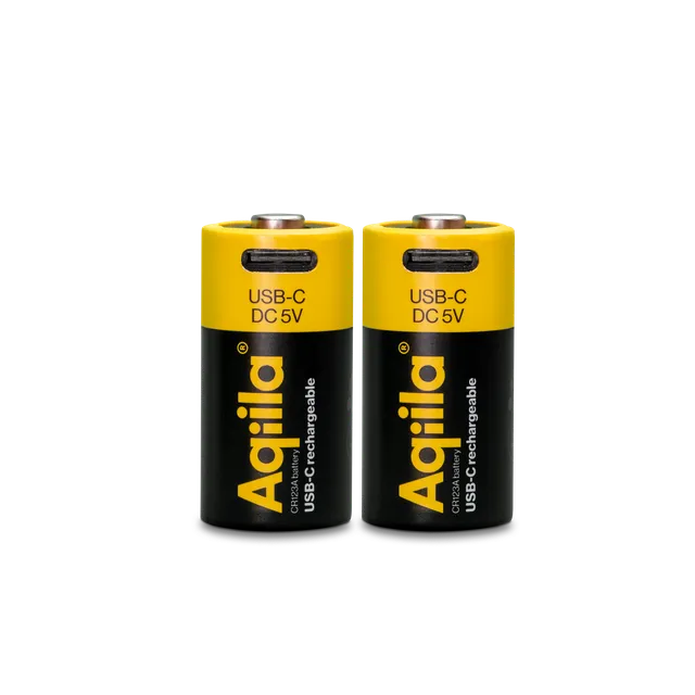 aqiila-powerbird-cr123a-akku-3v-750mah-2-st-ck-usb-c-wiederaufladbar image 1
