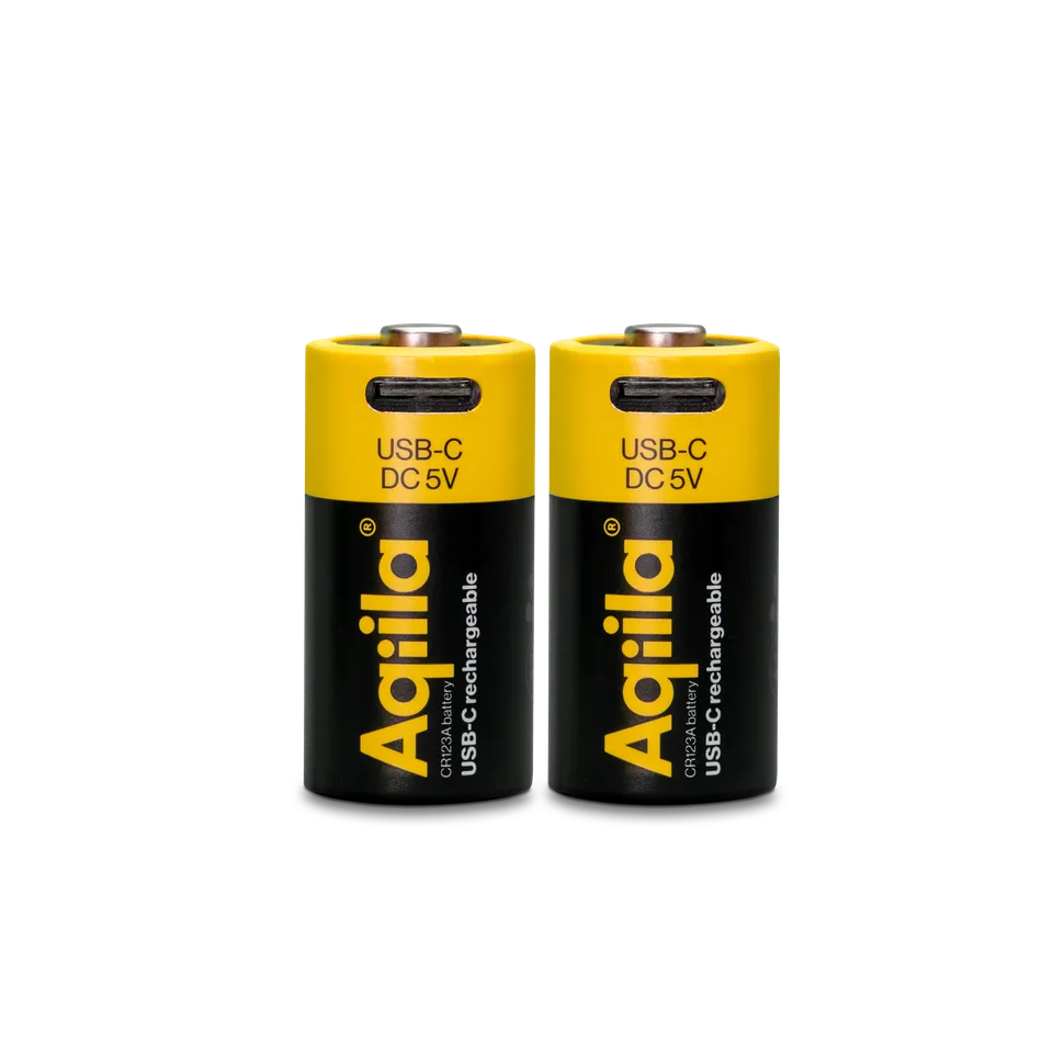 aqiila-powerbird-cr123a-akku-3v-750mah-2-st-ck-usb-c-wiederaufladbar image 1