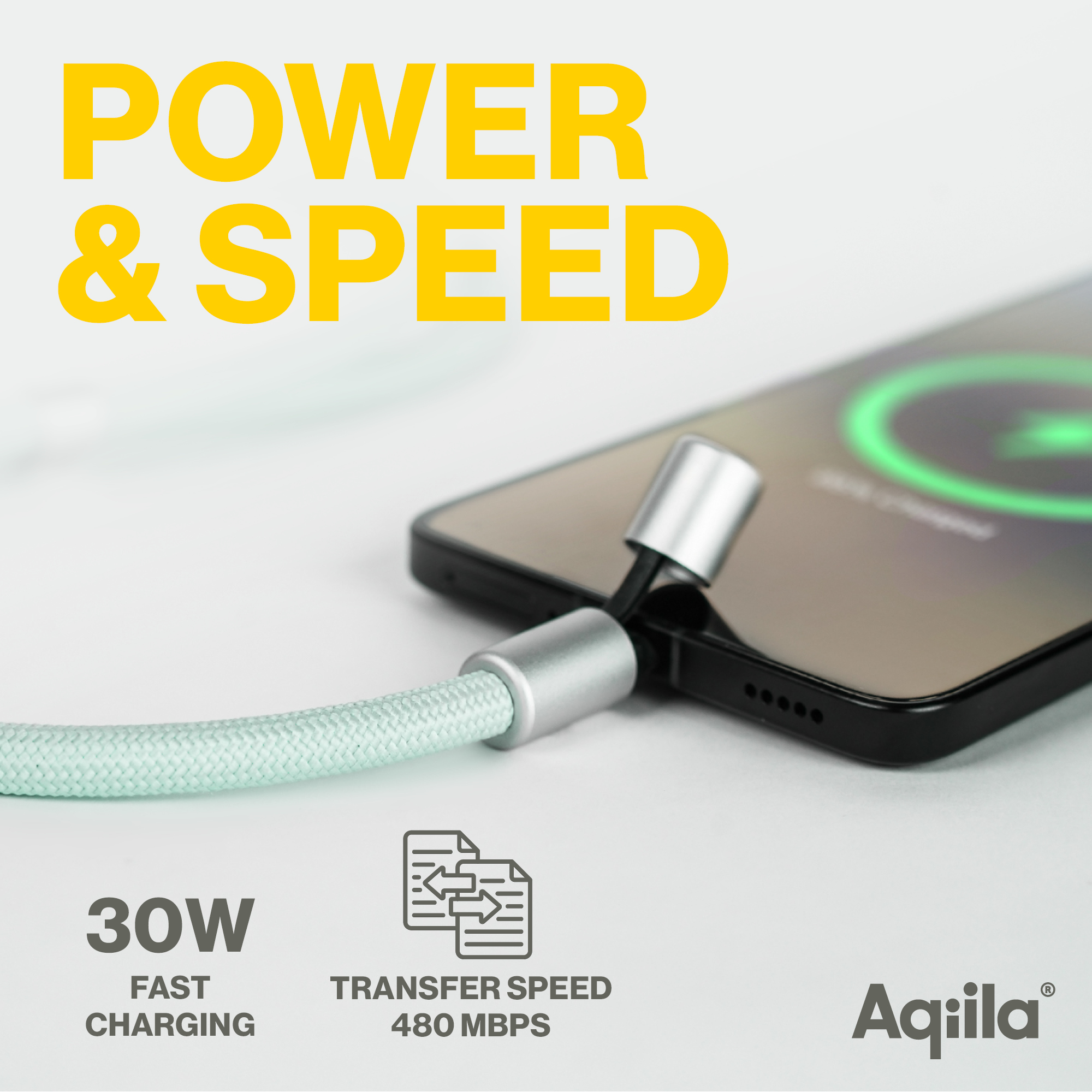 aqiila-chargebird-lanyard-lightning-kabel-gr-n-30w image 2