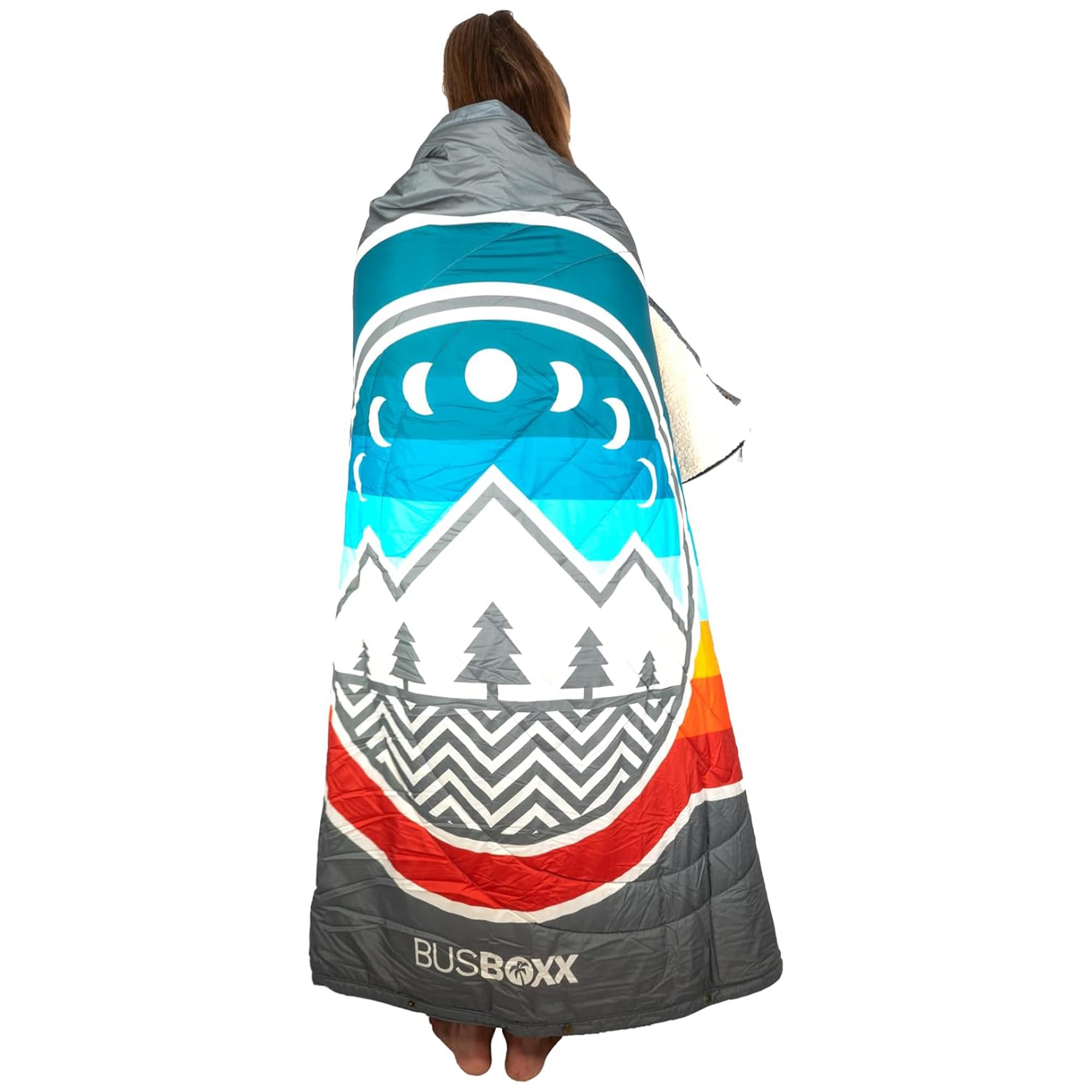 busboxx-voited-cloudtouch-campingdecke-4-in-1-geometrisch image 3