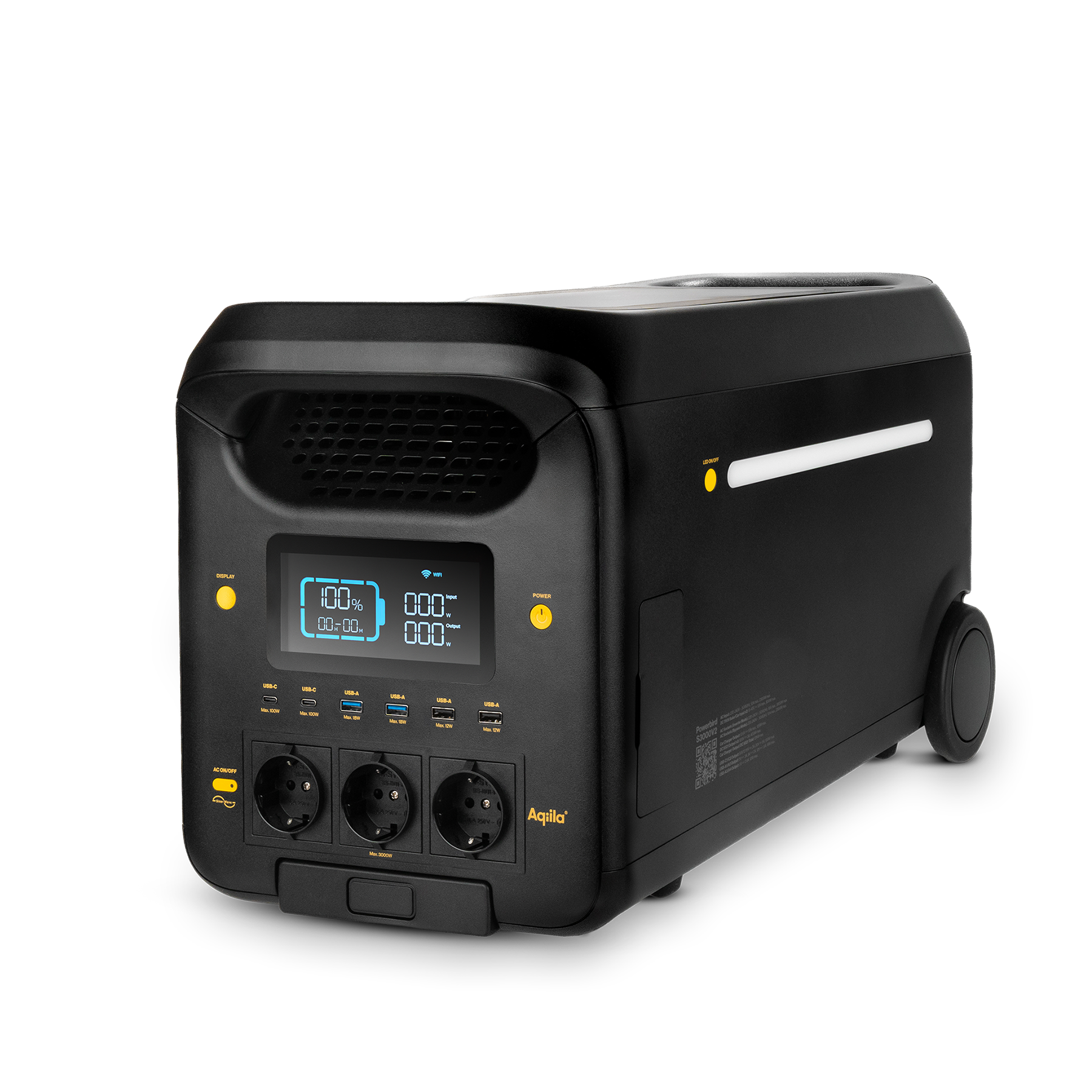 aqiila-powerbird-s3000v2-powerstation-2560wh-3000w-lifepo4 image 1
