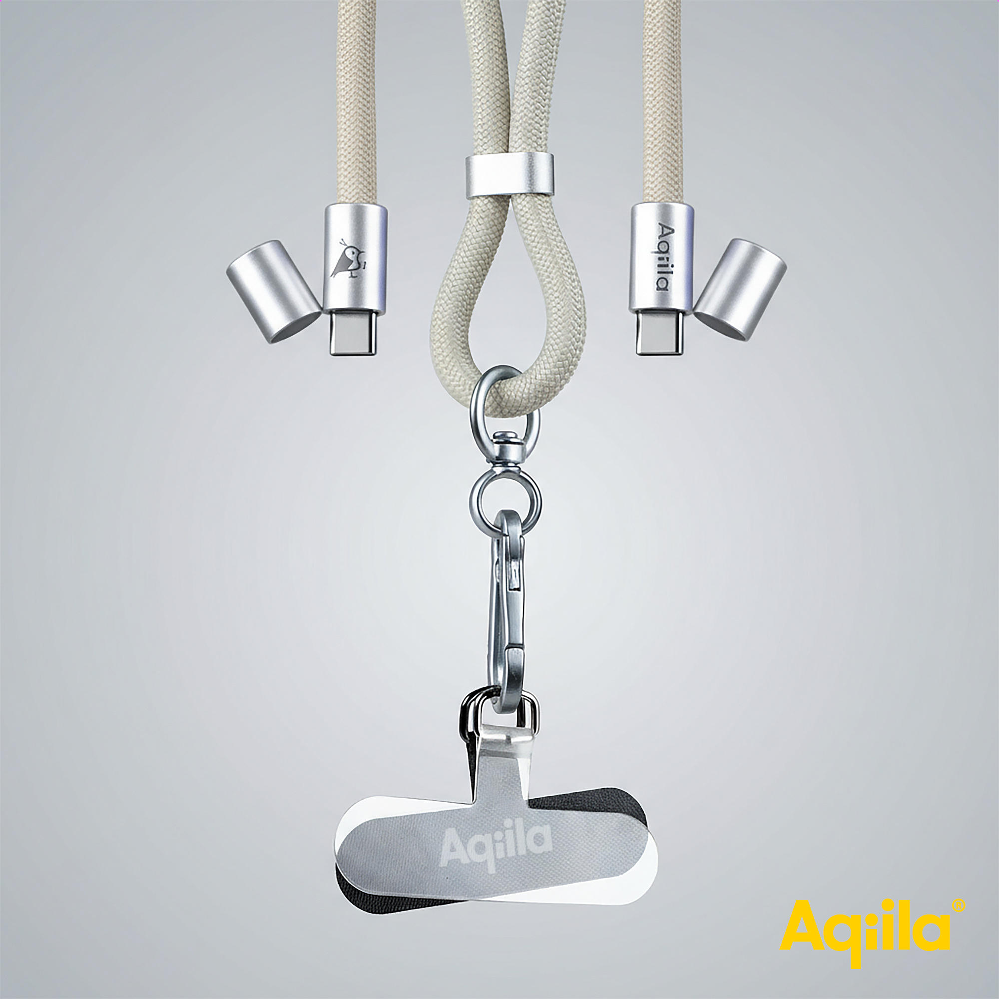 aqiila-chargebird-lanyard-ladekabel-usb-c-sand-60w image 8