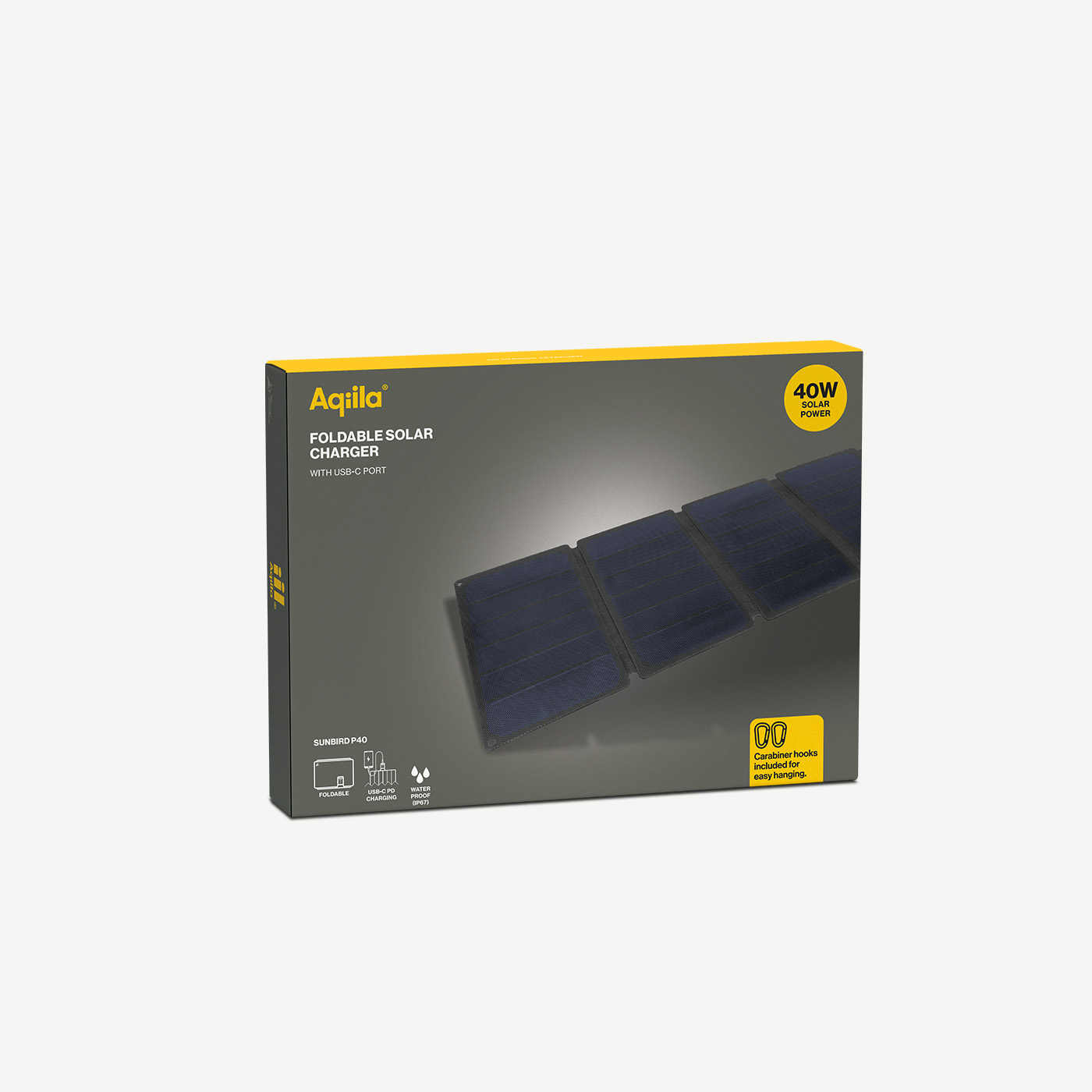 aqiila-sunbird-p40-solarpanel-faltbar-40w-usb-c-ip67-leicht image 3