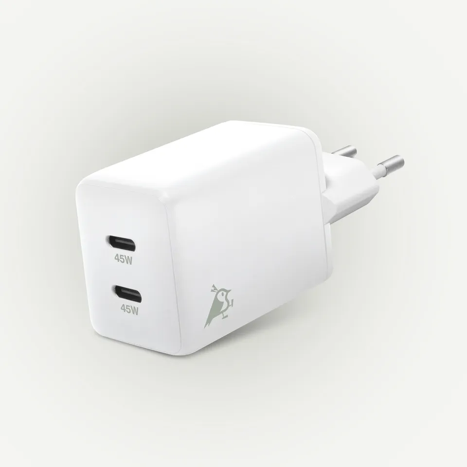 aqiila-chargebird-w2-usb-c-ladeger-t-45w-gan-2-port image 1